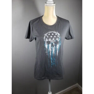 Howitzer People Skull T-Shirt Women's Size L